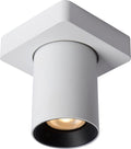Lucide nigel - plafondspot (plafondlamp) - led dim to warm - gu10 - 1x5w 2200k 3000k - wit
