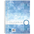 Ecolabel collegeblok 23r a4 gelijnd 22x29,5cm 5st