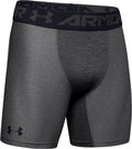 Under armour ua hg armour shorts-gry heren sportbroek - carbon heather - zwart