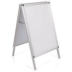 Stoepbord bi-office wit 700 x 1000 mm (b x h)