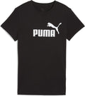 Puma ess no. 1 logo tee dames sportshirt - black