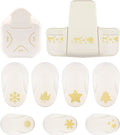 Vaessen creative pons set - figuurpons - kerst - 9 st. - 2 mm tot 4 cm