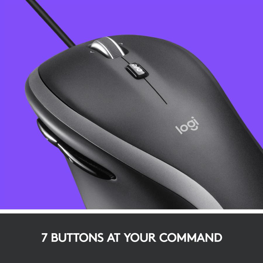 Logitech muis 910-005784 met kabel zwart