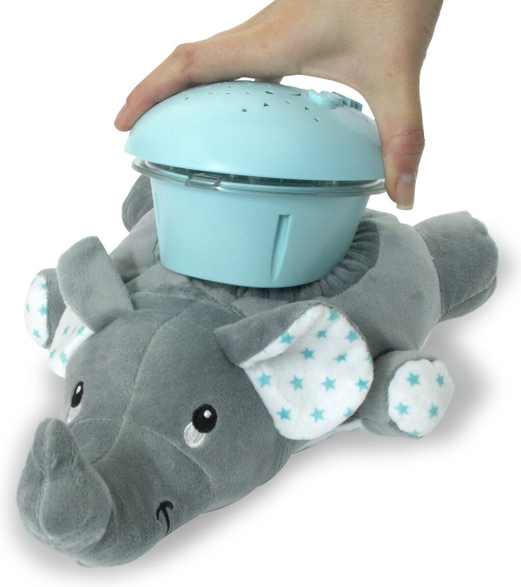 Jamara Traumhafte Elefanten-Nachtlampe 32 cm grau
