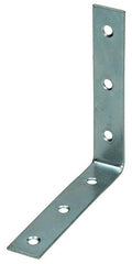 1014302 - 8 geplooide winkelhaken verzinkt 100x100x20mm | 10 stuks