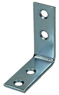 1013756 - 20 geplooide winkelhaken verzinkt 40x40x15mm | 10 stuks