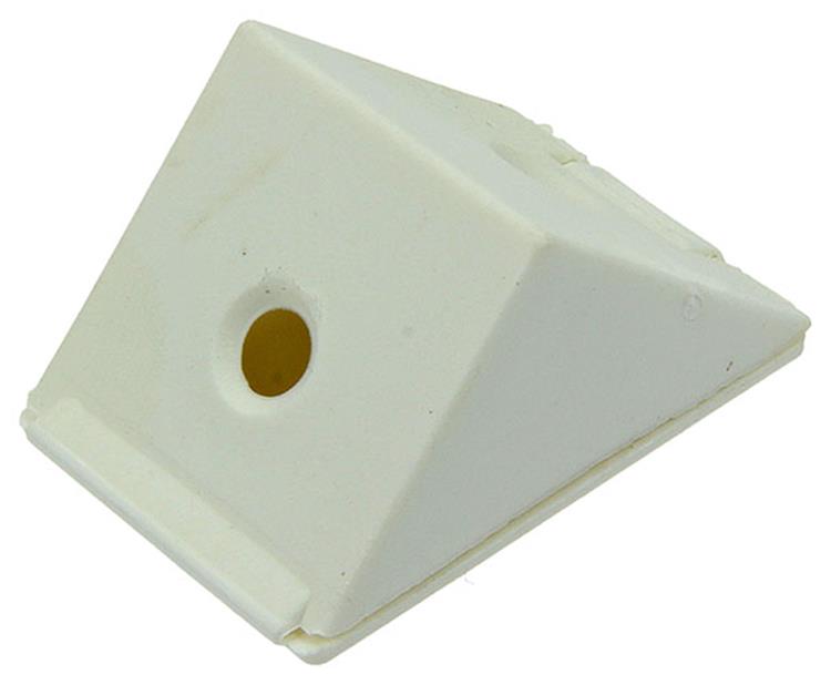 Mack 1013641 - 4 hoekverbinders smal wit | 5 stuks