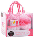 Baby Rose Wickeltasche mit Zubehör
