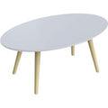 Receptietafel meet powered by paperflow scandi gelakt mdf wit