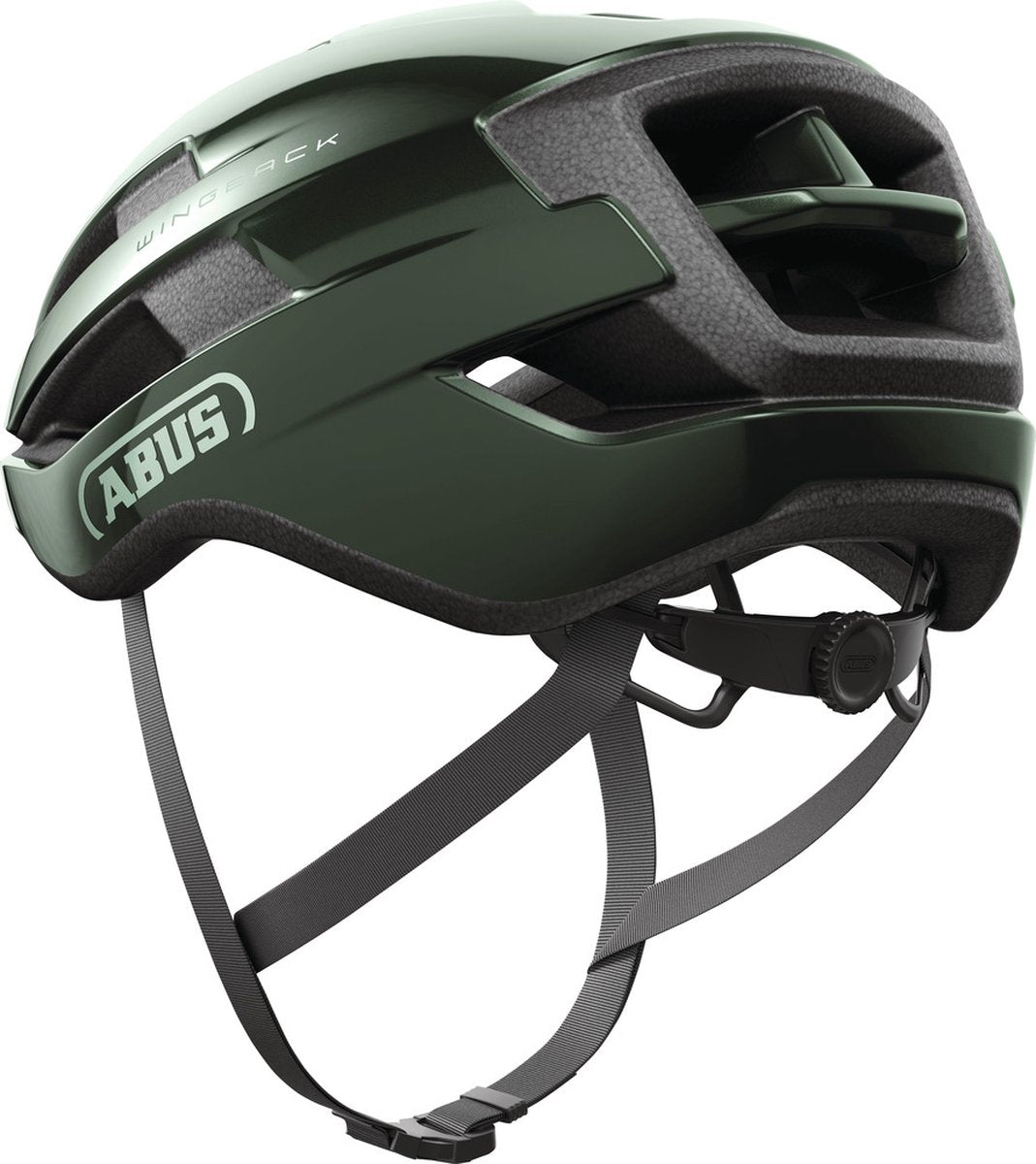 Abus Wingback-Helm, Moosgrün, Größe M (54-58 cm)