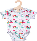 Heless poppenromper penguin dots 35-45 cm katoen wit