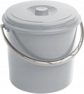 Curver - emmer met deksel 12l - comfortabele handgreep - grijs - 241750