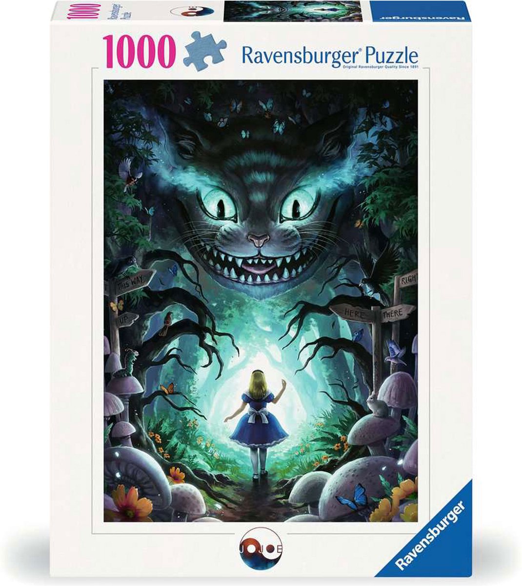 Ravensburger Puzzle Disney Abenteuer mit Alice, 1000 Teile.