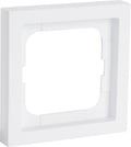 Busch-jaeger future linear afdekraam - inbouw - 1-voudig - verticaal horizontaal - mat wit