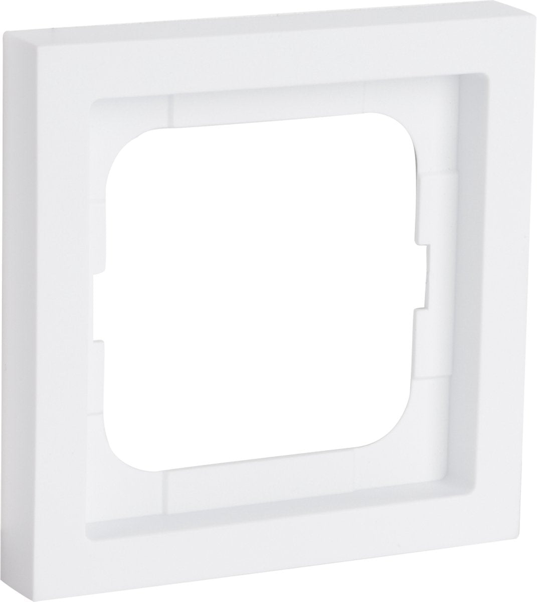 Busch-jaeger future linear afdekraam - inbouw - 1-voudig - verticaal horizontaal - mat wit