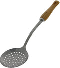 Debuyer de buyer schuimspaan rvs 36cm - 2701.04 - houten handvat - frituurschep