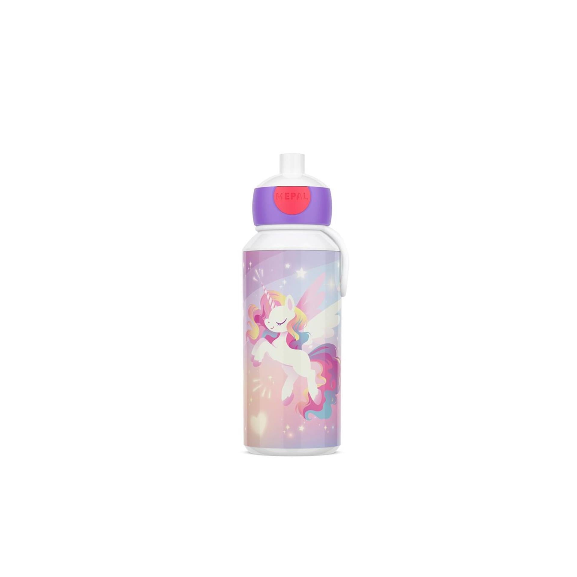 Mepal unicorn glow drinkfles pop-up campus 400ml