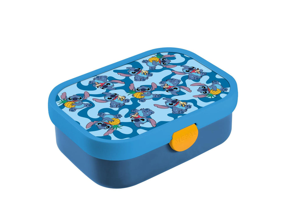 Mepal lunchbox campus - 750 ml - broodtrommel met vakjes voor kinderen - geschikt voor 4 boterhammen - stitch