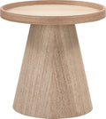 Woood maud bijzettafel - hout - naturel - 38x39x39