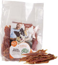 Duvo plus meat! snack eend jerkies voor honden 1kg