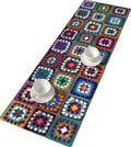 Bertoni - tafelloper tafelkleed - vilt - 115x40cm - frania print patroon