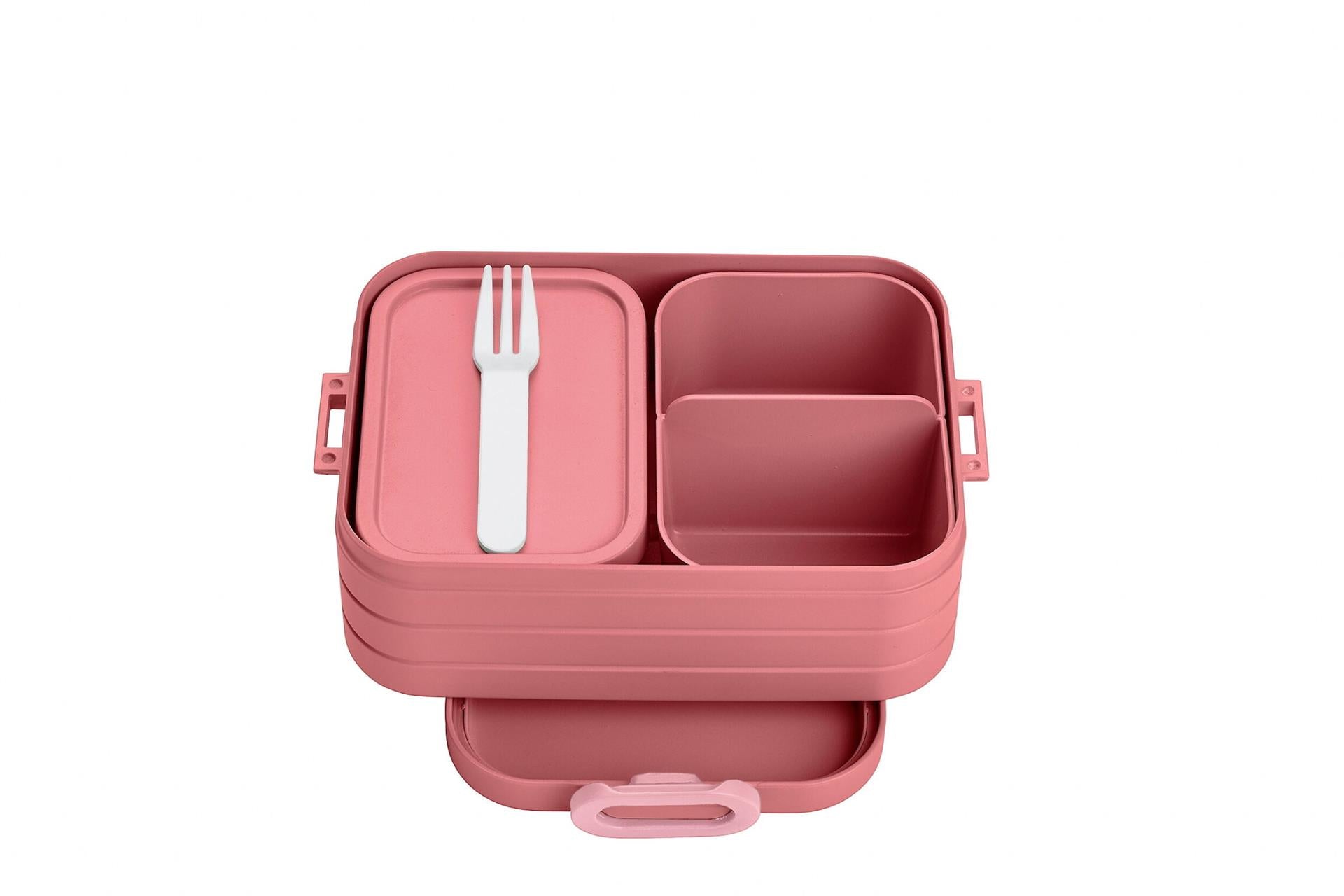 Mepal bento lunchbox midi - broodtrommel - 4 boterhammen - vivid mauve