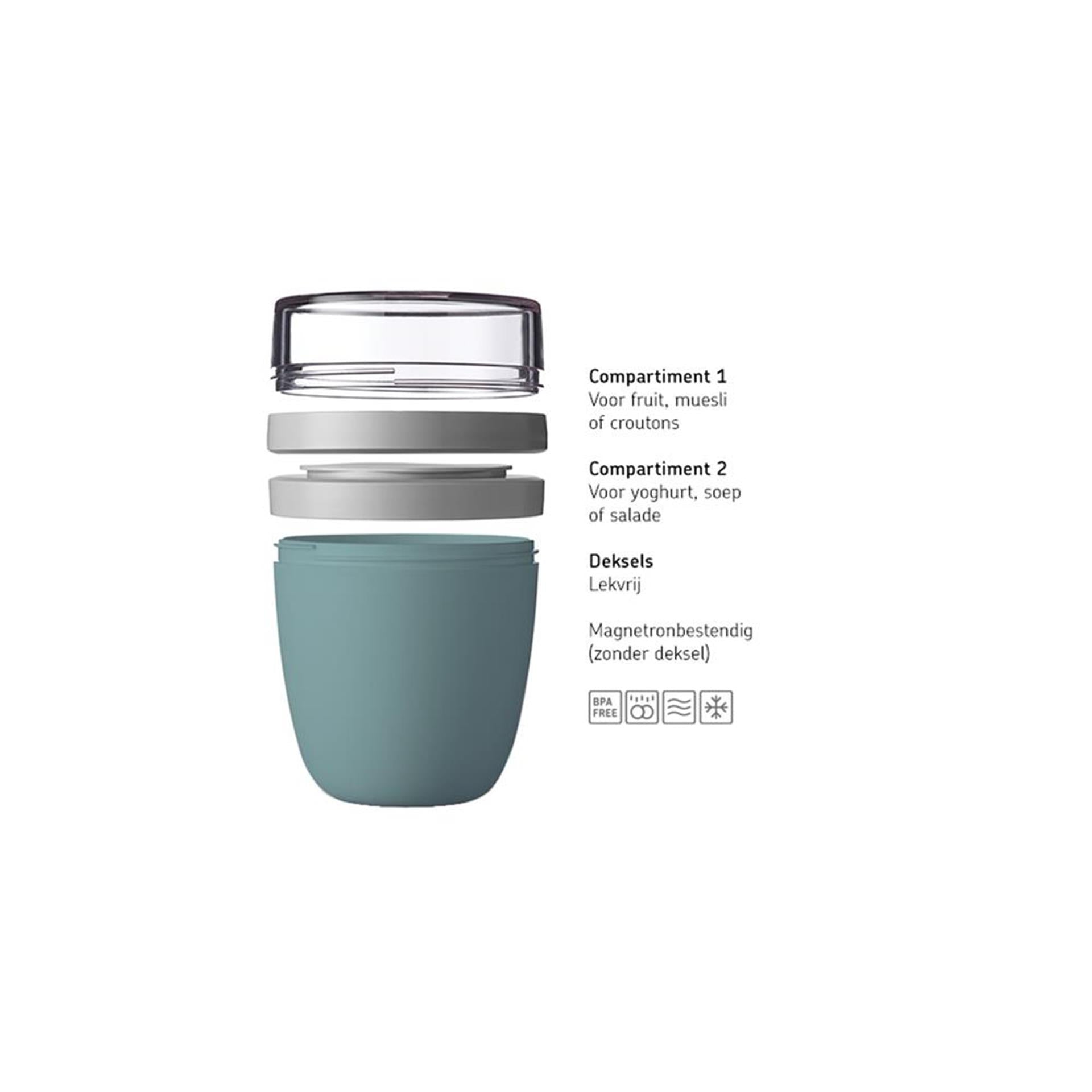 Mepal lunchpot ellipse mini nordic sage