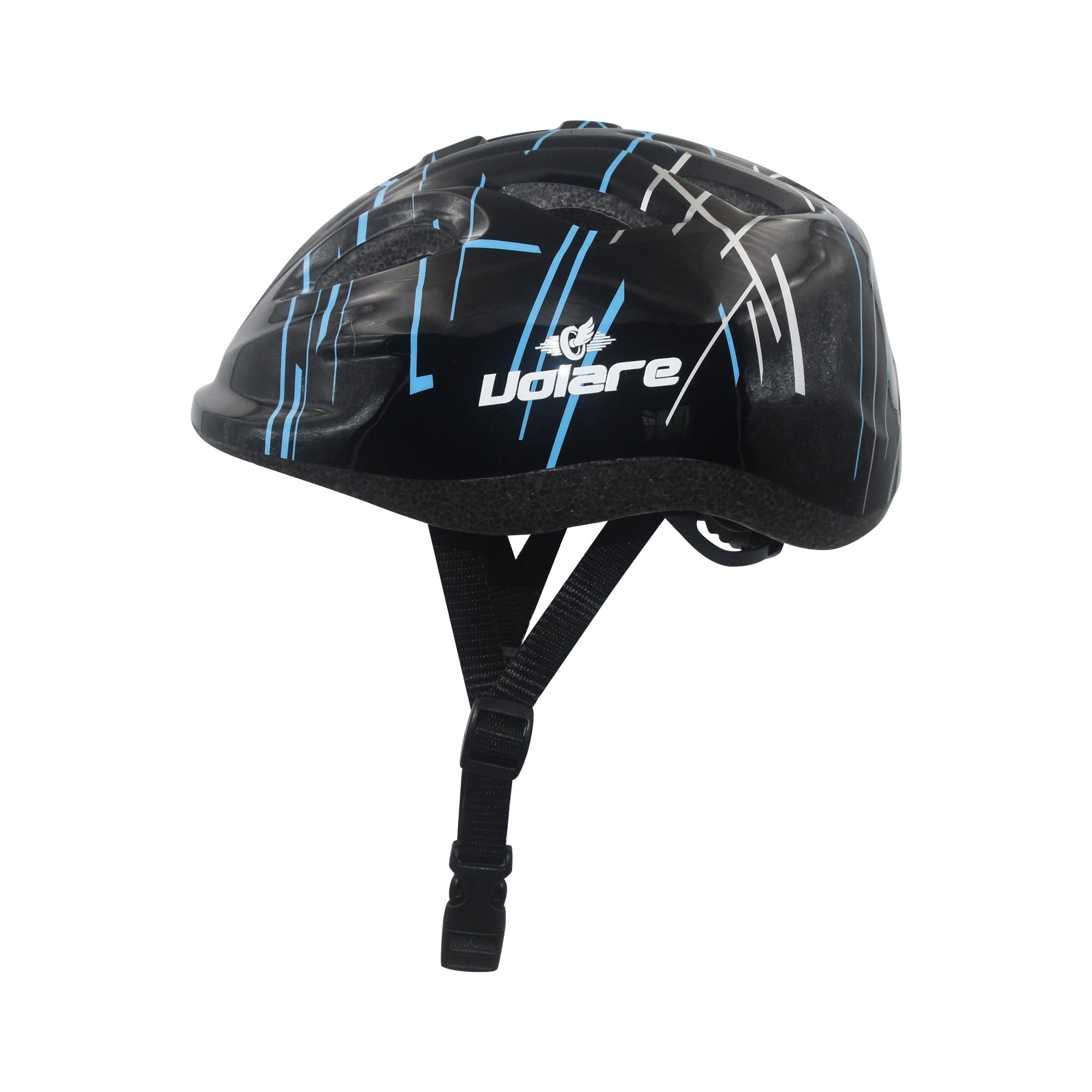 Volare Fahrradhelm - Kinder - Schwarz - 47-51 cm