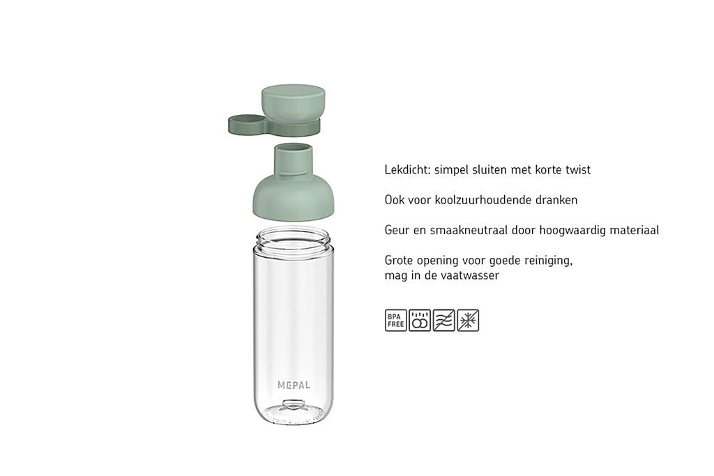 Mepal waterfles vita 900ml - nordic sage