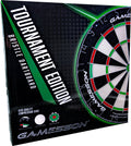 Bex gamesson champion bristle dartbord– professioneel sisal dartbord tournament edition – 45,7 cm – staple free bullseye – zelfherstellend dartbord