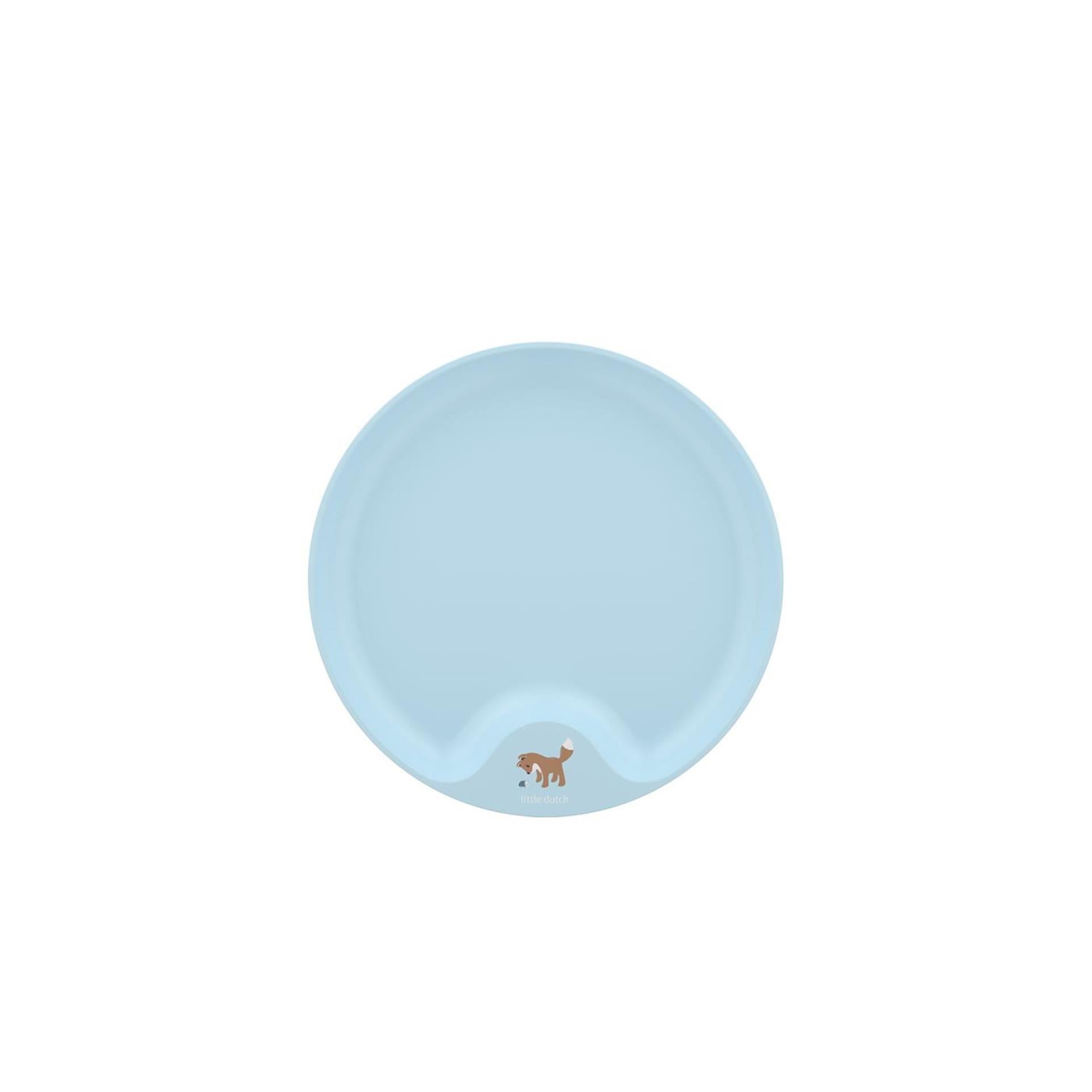 Mepal mio kinderbord little dutch - magnetronbestendig - met greep - kinderservies - forest friends