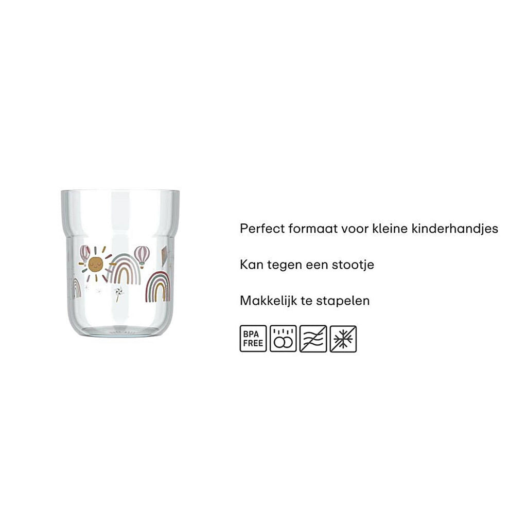 Mepal sunshine rainbow kinderglas 250ml