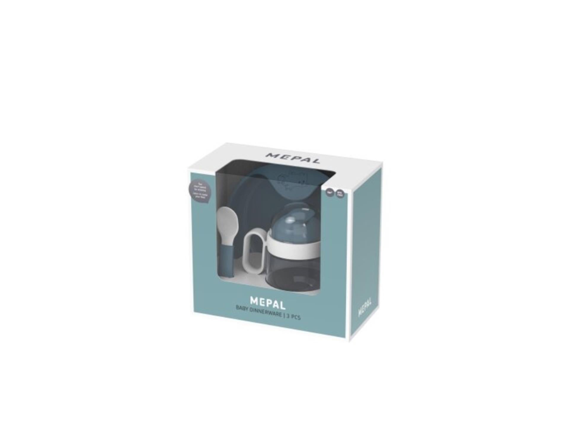 Mepal babyservies mio 3-delig blauw