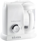 Béaba babycook solo® - foodprocessor - 4-in-1 stoomkoker blender - babyvoeding bereider - 1100 ml kom - wit zilver