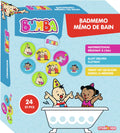 Bumba badspeelgoed - badmemo en bumbina - 24 plaatjes - blijven drijven en kleven aan de bandrand