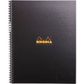 Collegeblok rhodia 191310c geperforeerd zwart
