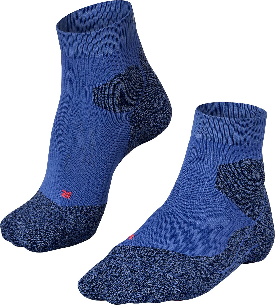 Falke ru trail anti-blaar functioneel materiaal hardloopsokken heren blauw - maat 46-48