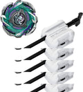Beyblade x reaper rhino c 4-55d cx starterpack - tol en launcher