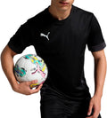 Puma teamgoal matchday jersey heren sportshirt - black- white-flat dark gray xxl