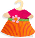 Heless poppenkleding jurk maya roze oranje 28-35 cm