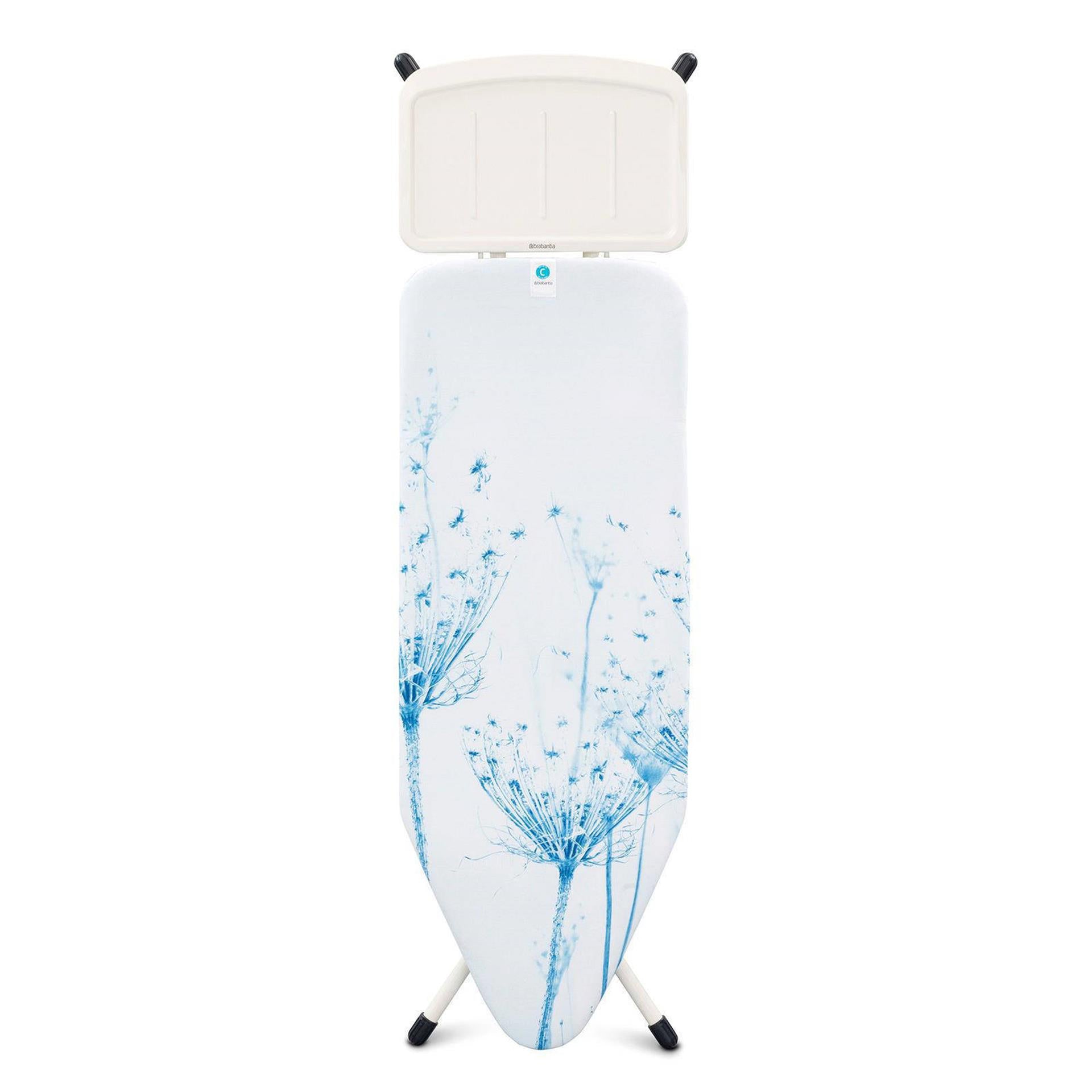Brabantia strijkplank c - voor stoomgenerator - 124 x 45 cm - cotton flower