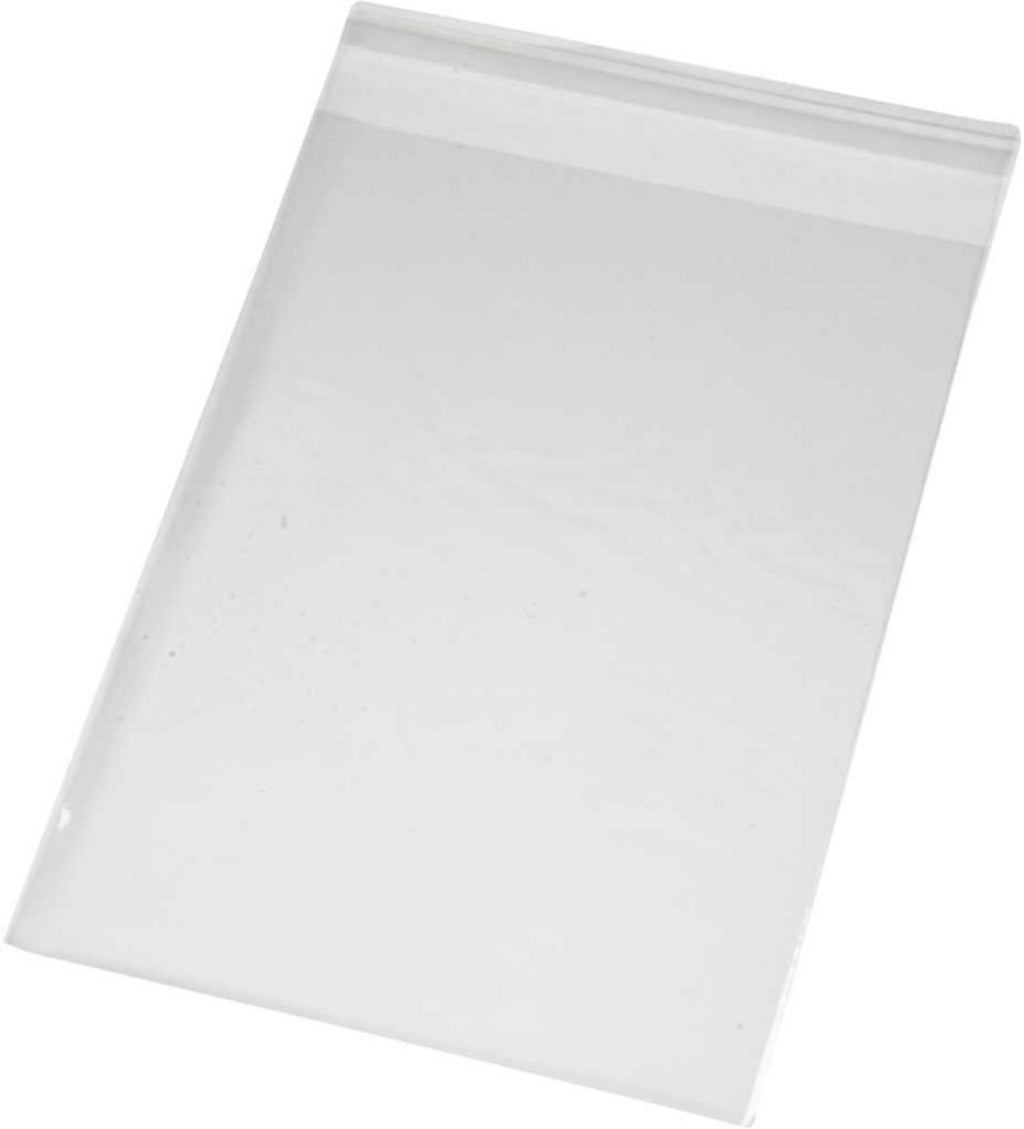 Zellophantüten der Firma Creativ, Höhe: 17,3 cm, Breite: 12,3 cm, Stärke 25 µm, 200 Stück pro Karton