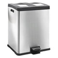 Eko Eko Pedal Bin Recoice 2x30 L Matt silber klemmbar