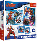 Trefl puzzel en memory marvel avengers - 2in1 spel voor kinderen.