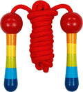 Goki Holzspringseil Regenbogen, 200 cm