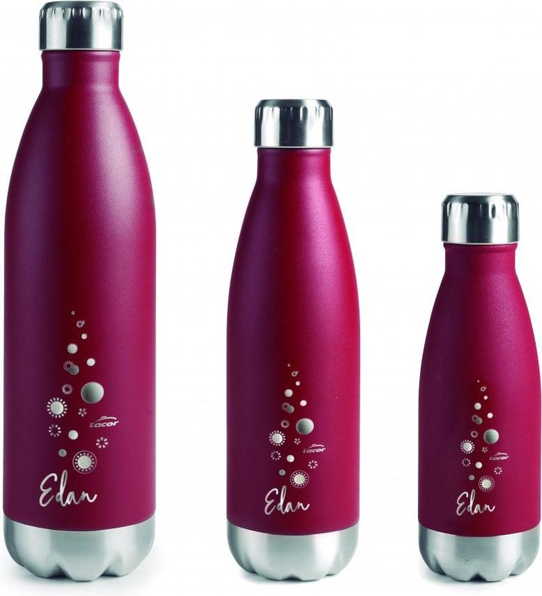 Lacor thermos edan - inox - 0,26l - rood