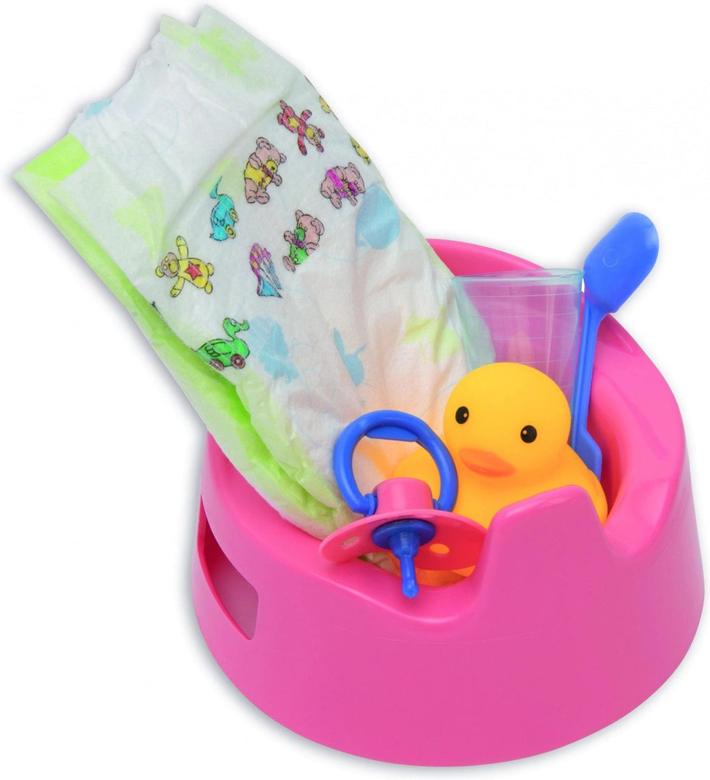 Heless poppen potje met accessoires