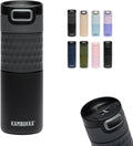 Kambukka etna grip thermosbeker 500 ml - makkelijk reinigen - lekvrije koffiebeker - black steel