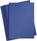 Creativ company blauw karton 180 grams - middernachtblauw a4 karton - hobbykarton - stevig papier - a4 papier 180 grams - knutselpapier knutselkarton - 21x29,7 cm - 100 vellen