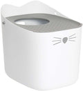 Catit cat it top entry kattenbak – moderne bovenlader kattenbak met anti-tracking deksel en naadloos ontwerp – 52×41×47,5 cm